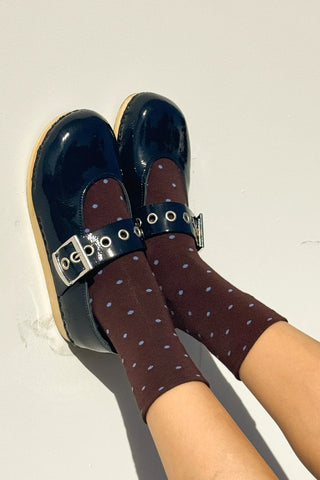 Polka Dot Sneaker Sock