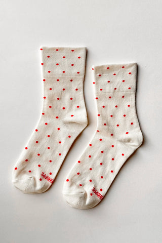 Polka Dot Sneaker Sock