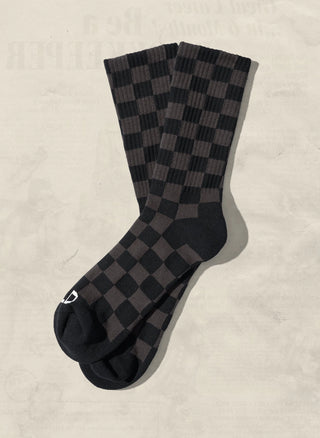 Checkerboard Crew Sock