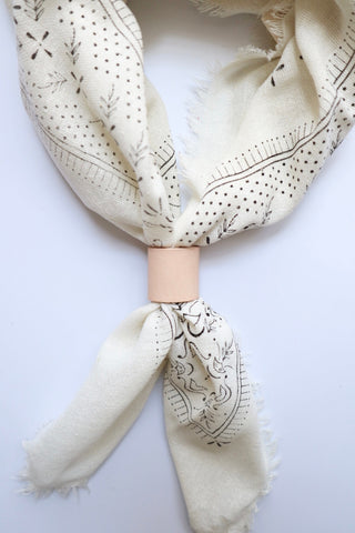 Leather Bolo Bandana Cuff
