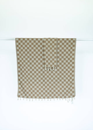 Check Turkish Bath Towel