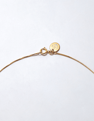 Gold Rose Flower Charm Necklace