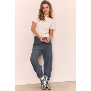 Mineral Washed Cotton Crop Tee in Off White