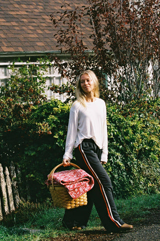 The Cozy Tee in Cream