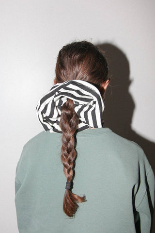 Grande Jersey Stripe Scrunchie