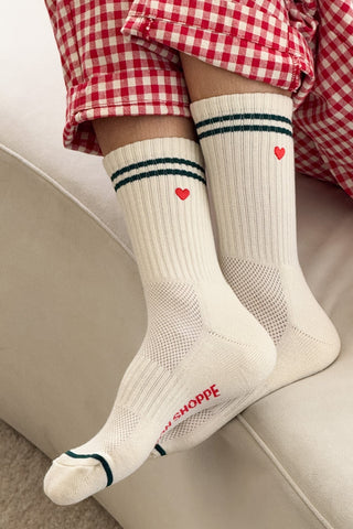 Embroidered ❤️ Sock