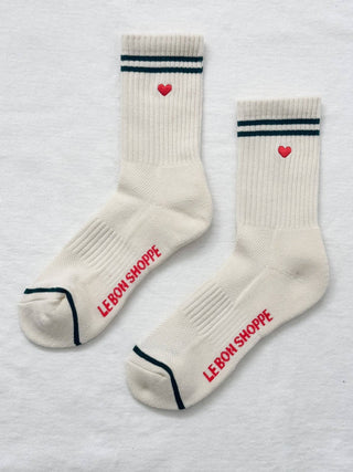Embroidered ❤️ Sock