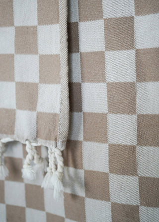 Check Turkish Bath Towel
