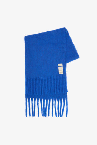 The Reykjavik Wool Scarf  in Electric Blue
