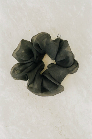 Silk Organza Plant Dyed Scrunchie