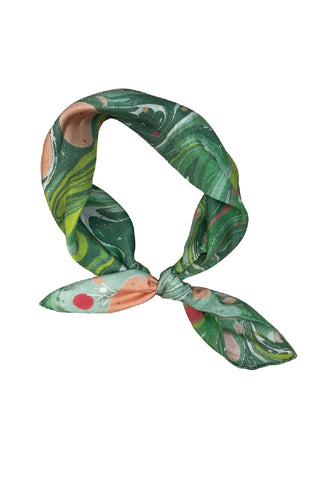 Garden Party Silk Bandana