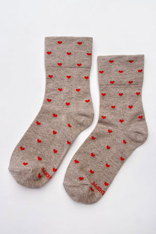 Heart Sneaker Sock