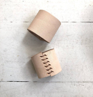 Leather Bolo Bandana Cuff