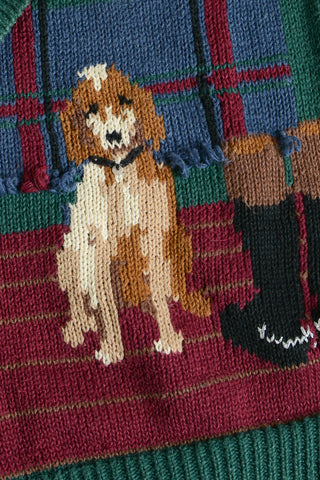Susan Bristol Equestrian Novelty Cardigan
