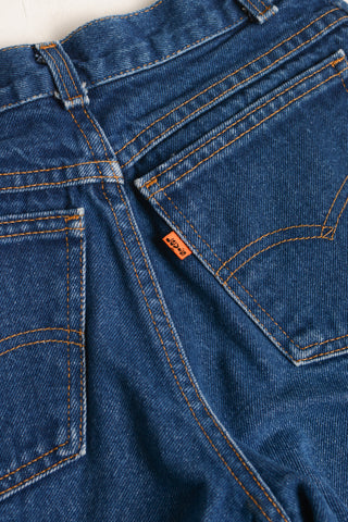 Levi's Misses Zip Front Orange Tabs ~ 27W