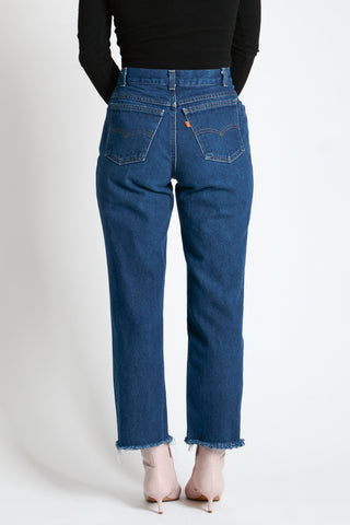 Levi's Misses Zip Front Orange Tabs ~ 27W