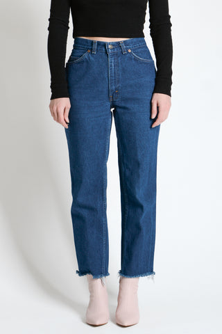 Levi's Misses Zip Front Orange Tabs ~ 27W