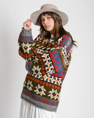 Cordobés Wool Boater Hat in Beige