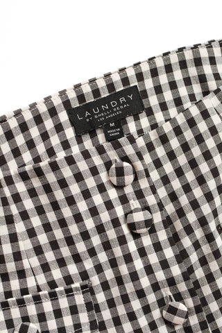 Sweet 90s Laundry Gingham Mini Skirt