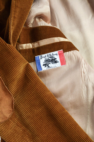 Rich Corduroy Suede 70s Blazer