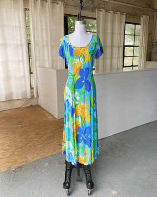 Vibrant JamsWorld Painted Floral Maxi
